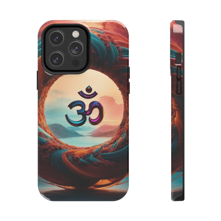 Surreal Om Vortex - Tough Phone Case - Phone Case - g(0D·IO) - iPhone 14 Pro Max - -