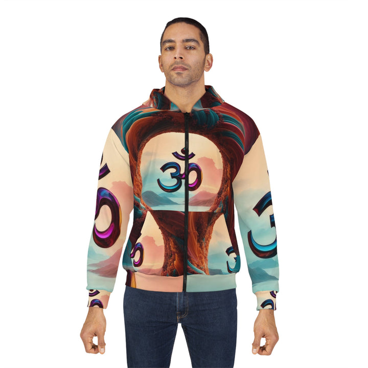 Surreal Om Vortex - Unisex Zip Hoodie - All Over Prints - g(0D·IO) - XS - -