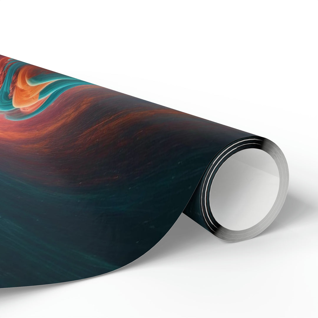 Surreal Om Vortex - Wrapping Paper - Home Decor - g(0D·IO) - 30'' x 72'' - Matte -