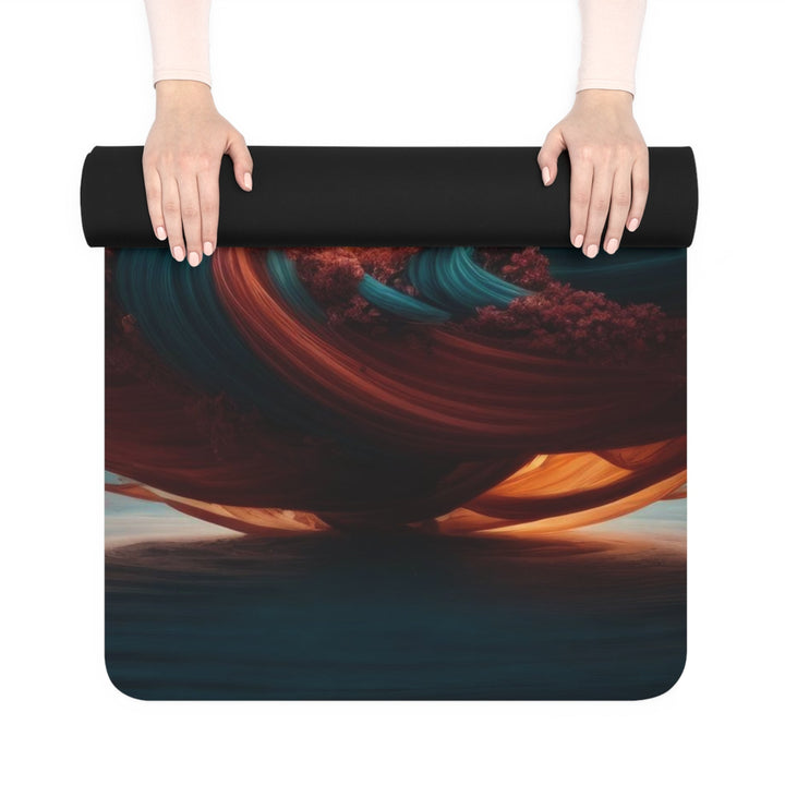 Surreal Om Vortex - Yoga Mat - Home Decor - g(0D·IO) - 24” x 68” - -