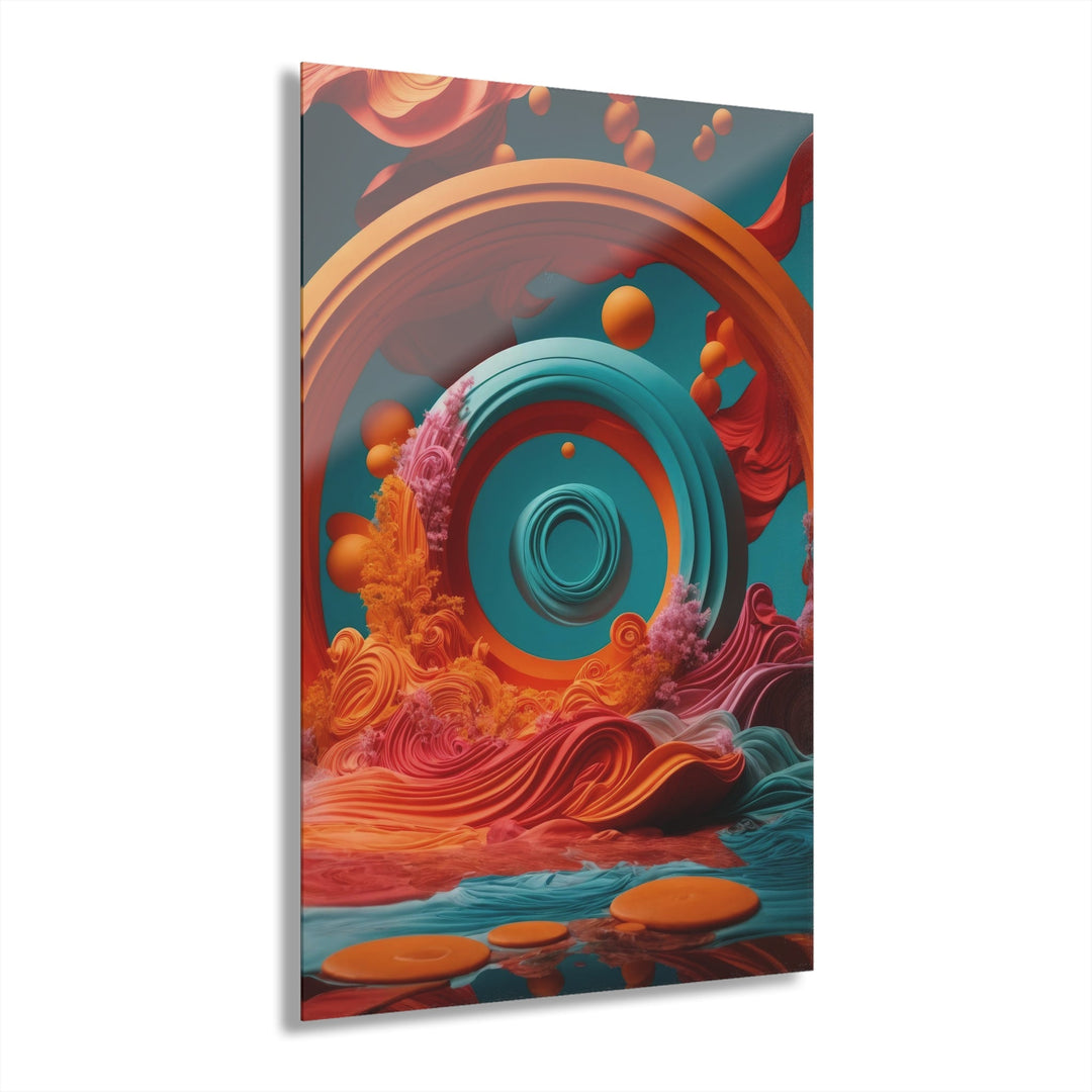 Surreal Swirls Delight - Acrylic Prints (French Cleat Hanging) - Home Decor - g(0D·IO) - 24" x 36" (Vertical) - 0.25'' -