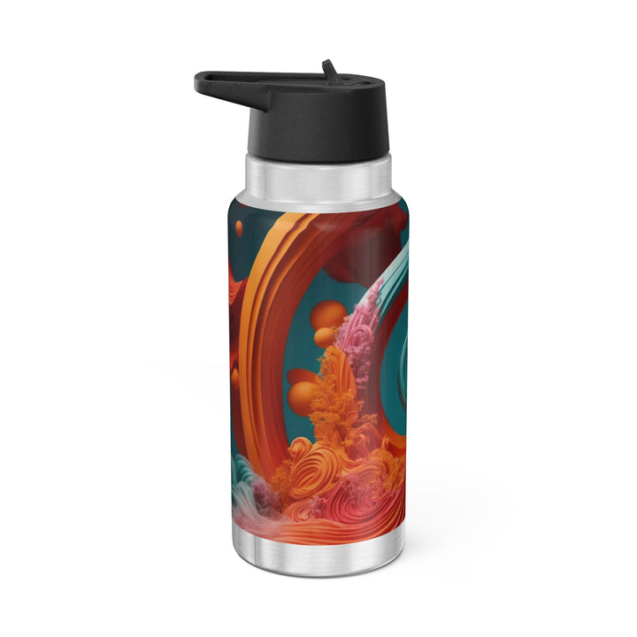 Surreal Swirls Delight - Gator Tumbler 32oz - Mug - g(0D·IO) - Silver - 32oz -