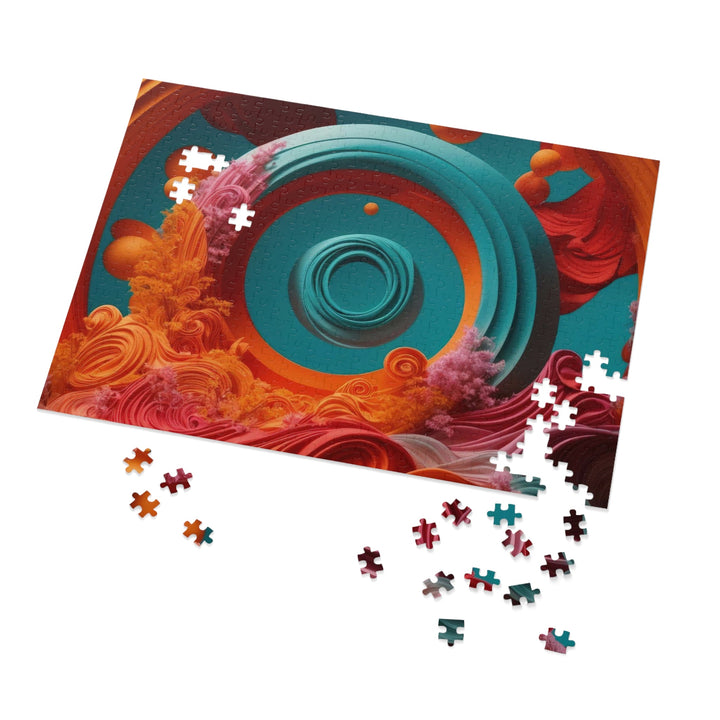 Surreal Swirls Delight - Jigsaw Puzzle (100, 252, 500, 1000 pieces) - Puzzle - g(0D·IO) - 29.25" × 19.75" (1000 pcs) - -