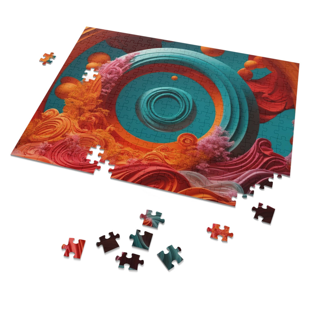 Surreal Swirls Delight - Jigsaw Puzzle (100, 252, 500, 1000 pieces) - Puzzle - g(0D·IO) - 29.25" × 19.75" (1000 pcs) - -