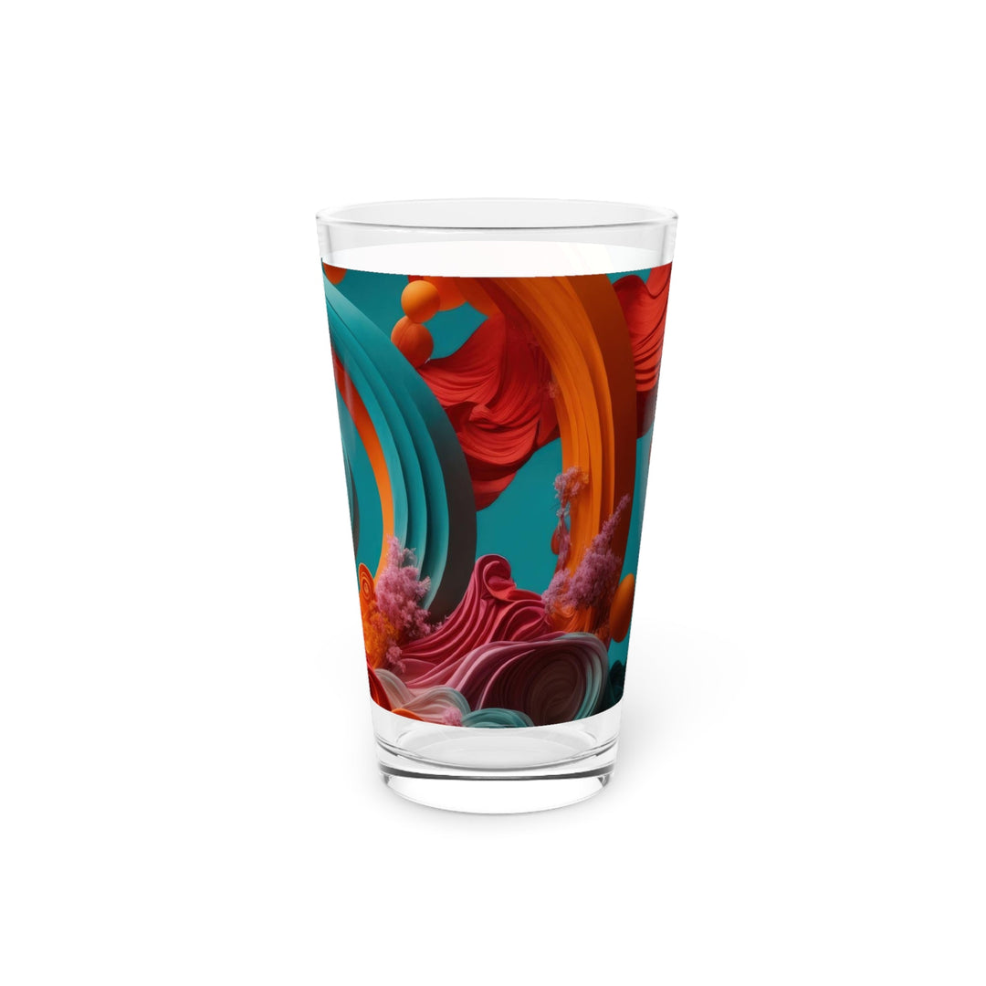 Surreal Swirls Delight - Pint Glass - Mug - g(0D·IO) - 16oz - -