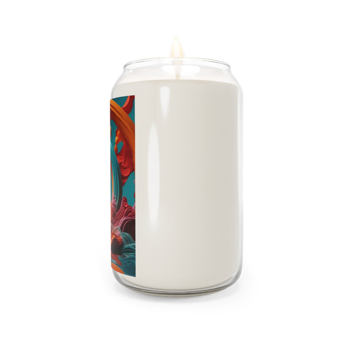 Surreal Swirls Delight - Scented Candle - Home Decor - g(0D·IO) - Vanilla Bean - 13.75oz -