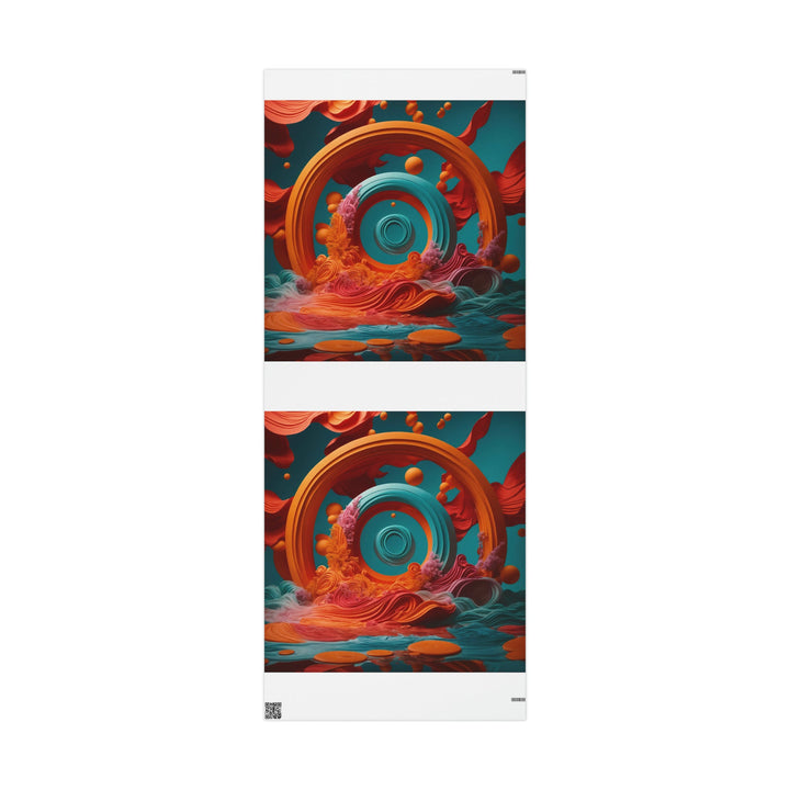 Surreal Swirls Delight - Wrapping Paper - Home Decor - g(0D·IO) - 30'' x 72'' - Matte -