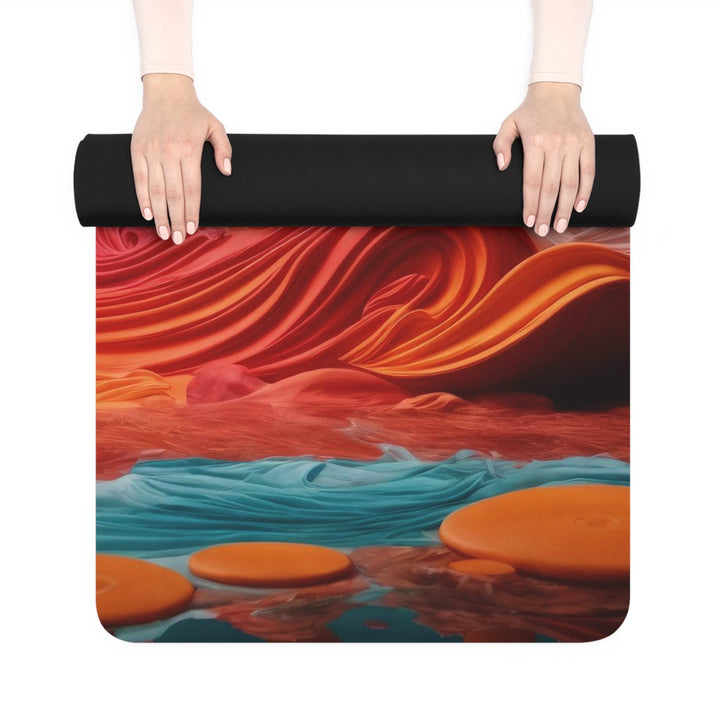 Surreal Swirls Delight - Yoga Mat - Home Decor - g(0D·IO) - 24” x 68” - -