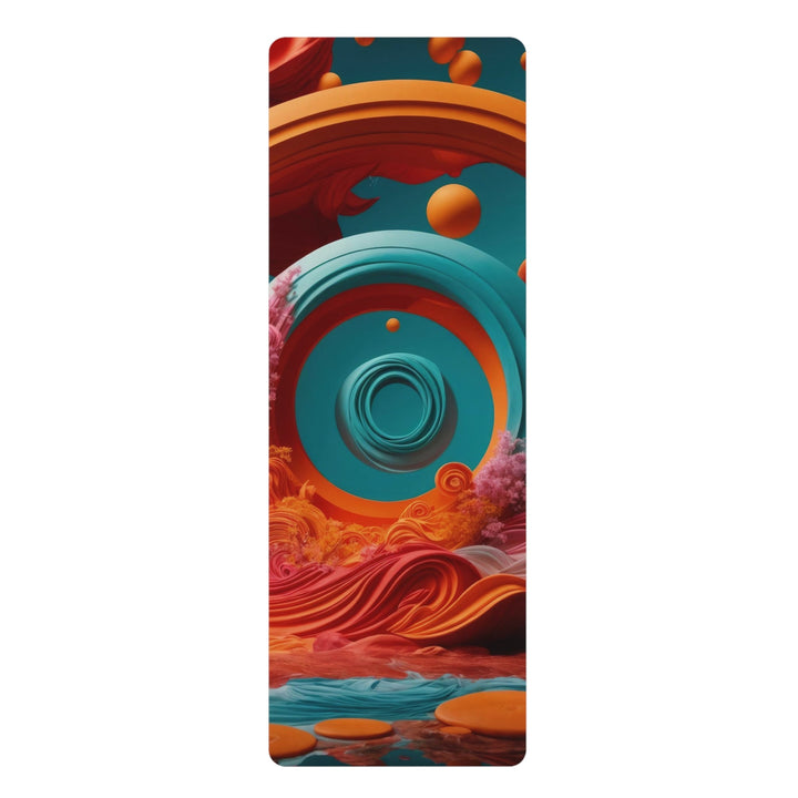 Surreal Swirls Delight - Yoga Mat - Home Decor - g(0D·IO) - 24” x 68” - -