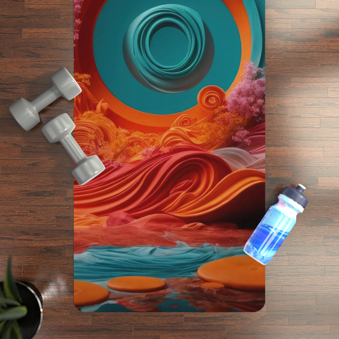 Surreal Swirls Delight - Yoga Mat - Home Decor - g(0D·IO) - 24” x 68” - -