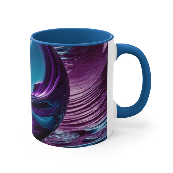 Surreal Violet Orb - Accent Coffee Mug - Mug - g(0D·IO) - Pink - 11oz -