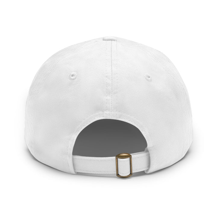 Surreal Violet Orb - Dad Hat - Hats - g(0D·IO) - White / Black patch - Rectangle - One size