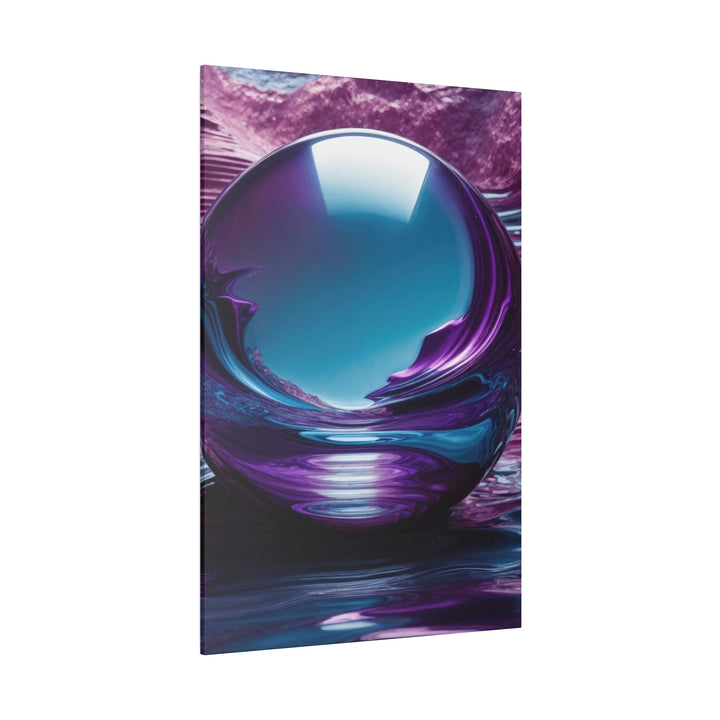 Surreal Violet Orb - Matte Canvas - Canvas - g(0D·IO) - 32" x 32" (Square) - 0.75'' -