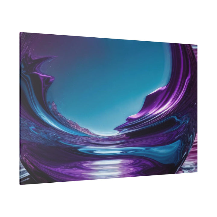 Surreal Violet Orb - Matte Canvas - Canvas - g(0D·IO) - 32" x 32" (Square) - 0.75'' -