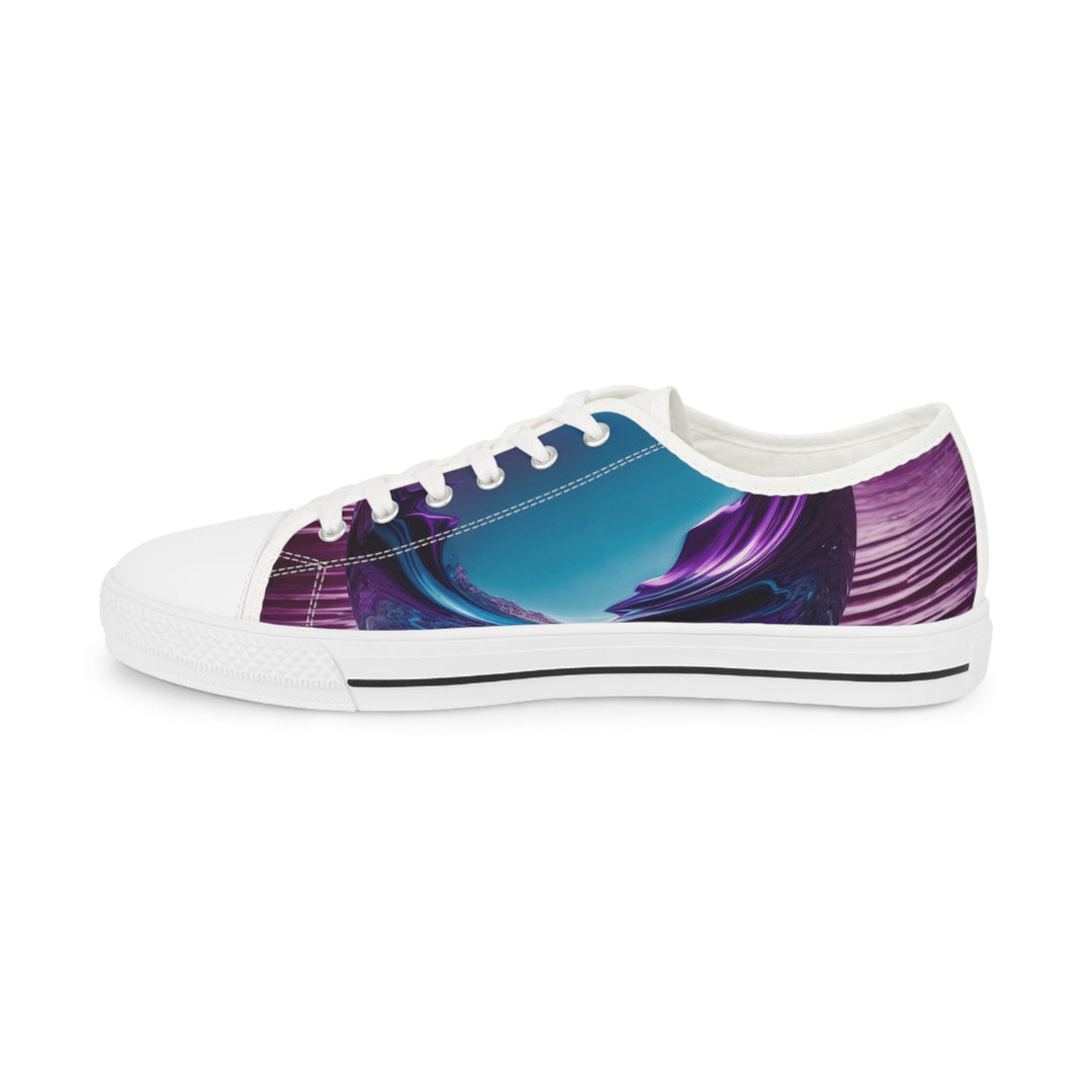 Surreal Violet Orb - Men's Lowtop Sneakers - Shoes - g(0D·IO) - US 5 - Black sole -