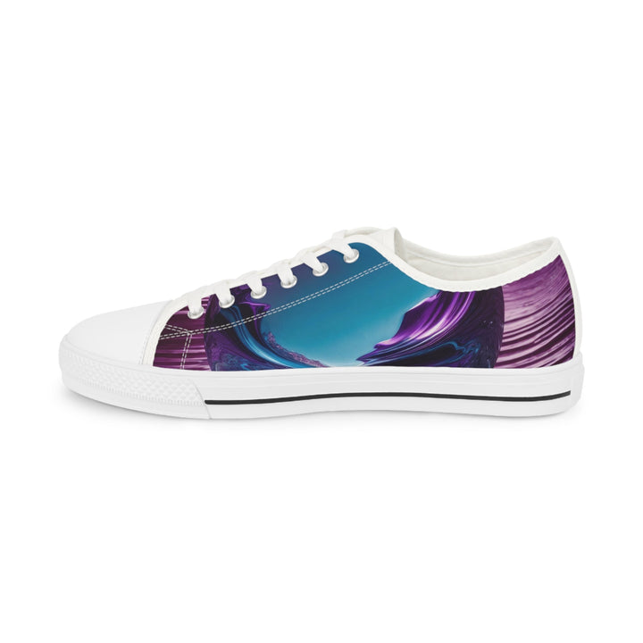 Surreal Violet Orb - Men's Lowtop Sneakers - Shoes - g(0D·IO) - US 5 - Black sole -