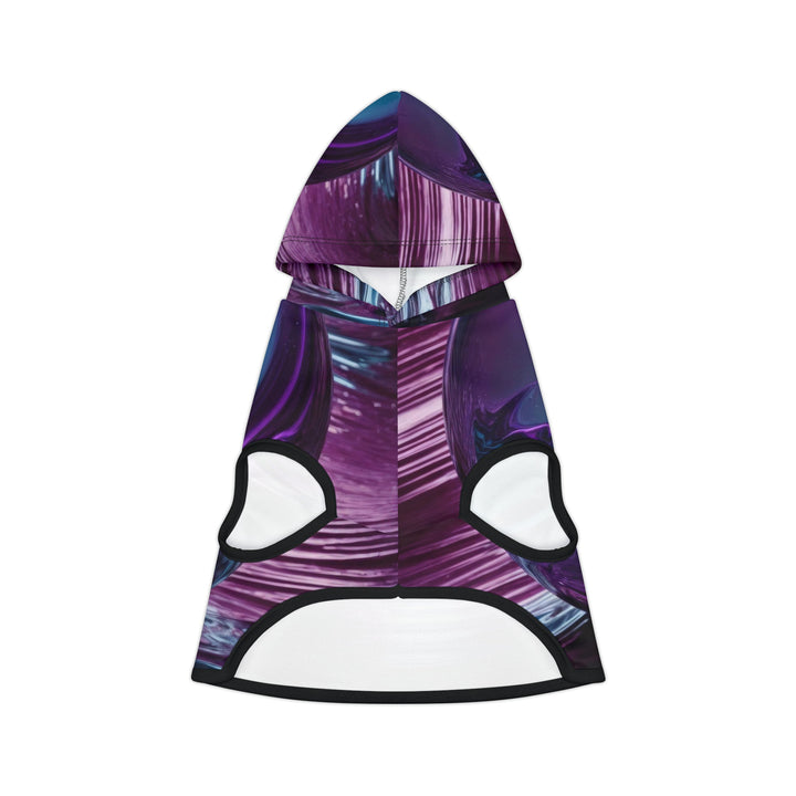 Surreal Violet Orb - Pet Hoodie - Pets - g(0D·IO) - XXS - Black Rib -