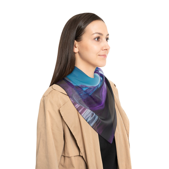 Surreal Violet Orb - Poly Scarf - Accessories - g(0D·IO) - Poly chiffon - 50" × 50" -