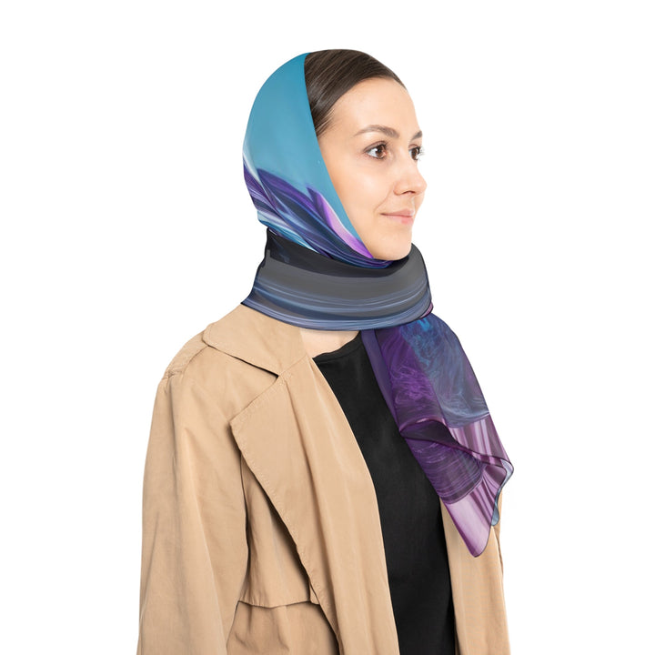 Surreal Violet Orb - Poly Scarf - Accessories - g(0D·IO) - Poly chiffon - 50" × 50" -