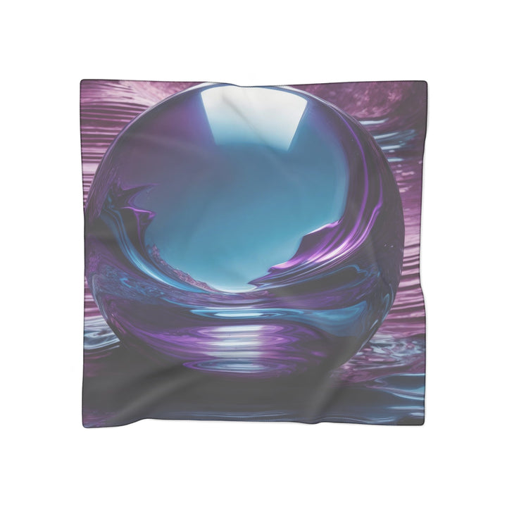 Surreal Violet Orb - Poly Scarf - Accessories - g(0D·IO) - Poly chiffon - 25" × 25" -