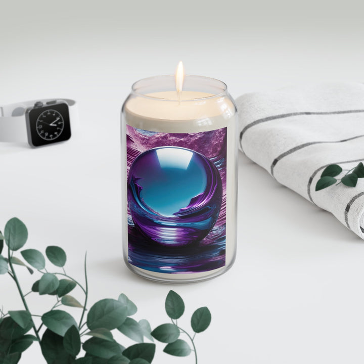 Surreal Violet Orb - Scented Candle - Home Decor - g(0D·IO) - Vanilla Bean - 13.75oz -