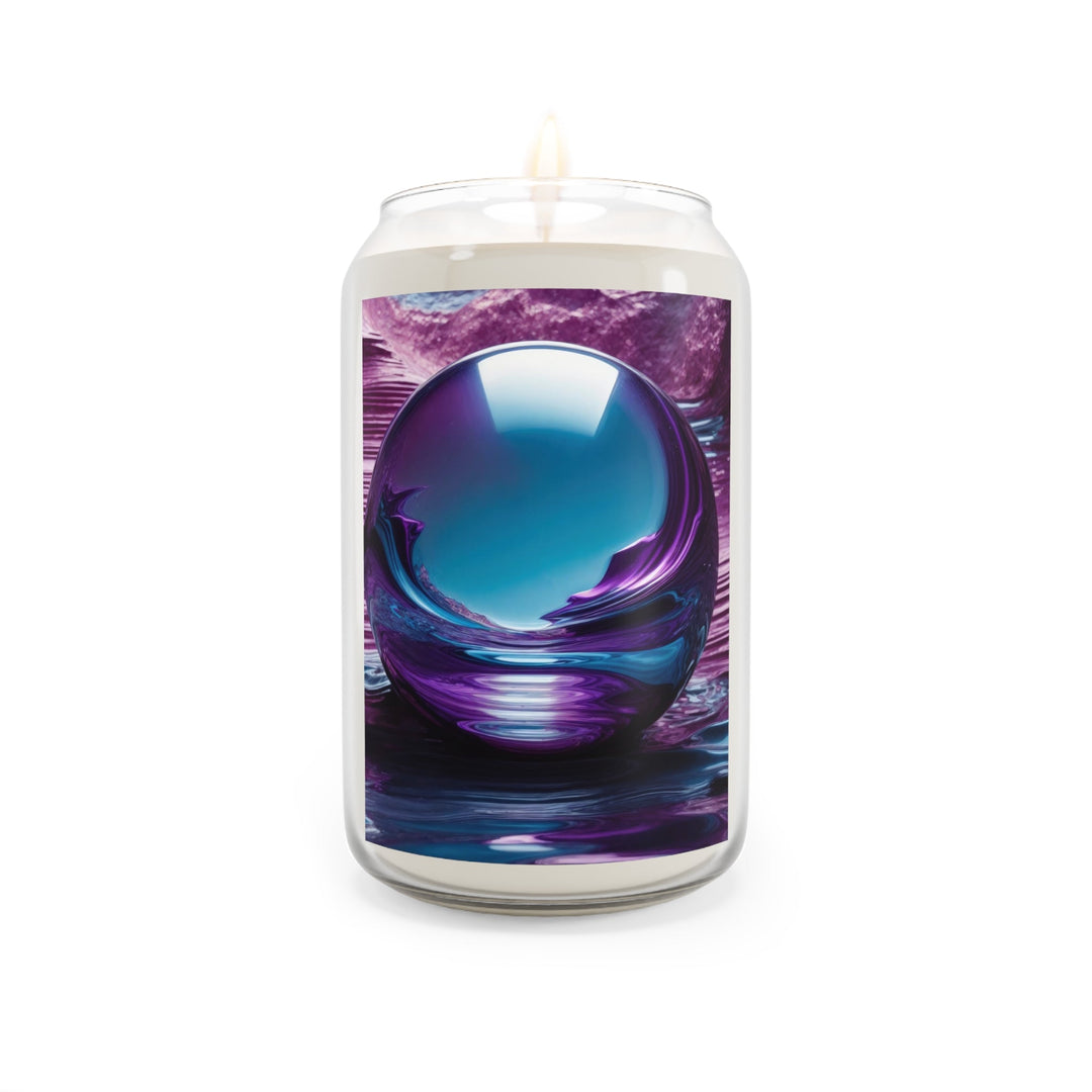 Surreal Violet Orb - Scented Candle - Home Decor - g(0D·IO) - Vanilla Bean - 13.75oz -