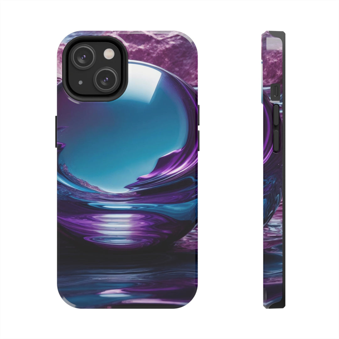 Surreal Violet Orb - Tough Phone Case - Phone Case - g(0D·IO) - iPhone 14 - -