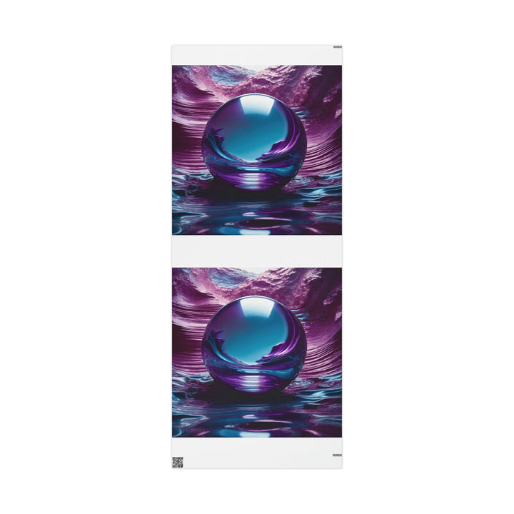 Surreal Violet Orb - Wrapping Paper - Home Decor - g(0D·IO) - 30'' x 72'' - Matte -