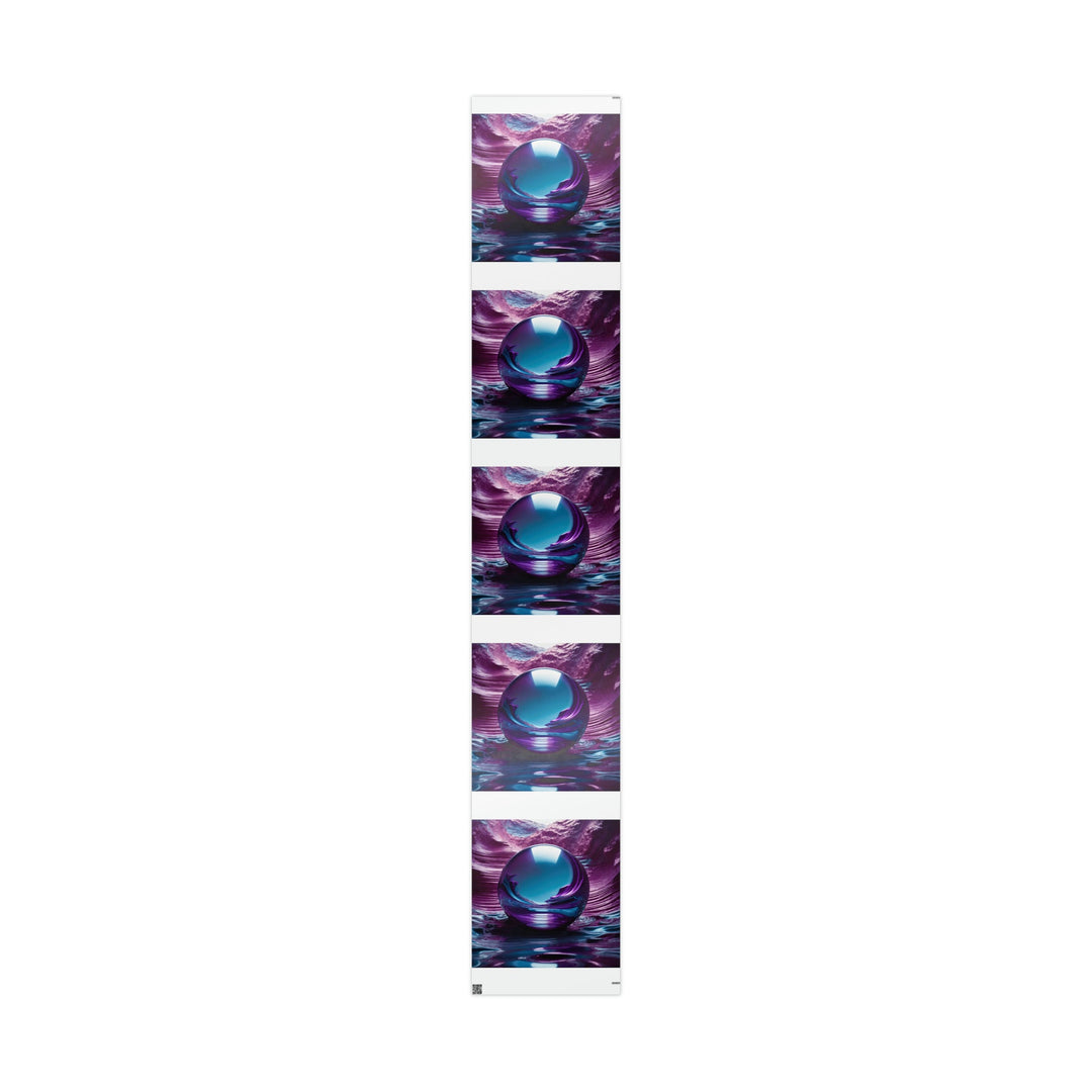 Surreal Violet Orb - Wrapping Paper - Home Decor - g(0D·IO) - 30" x 180" - Glossy -