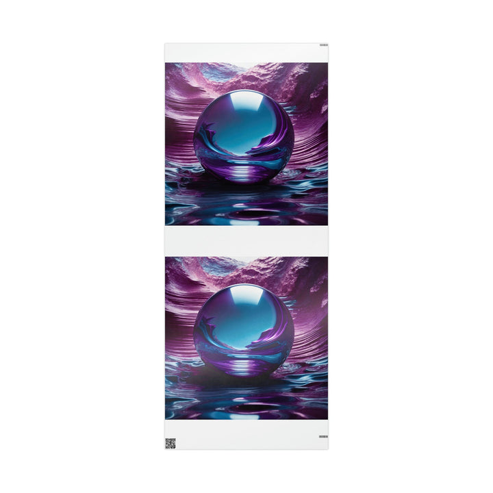 Surreal Violet Orb - Wrapping Paper - Home Decor - g(0D·IO) - 30'' x 72'' - Glossy -