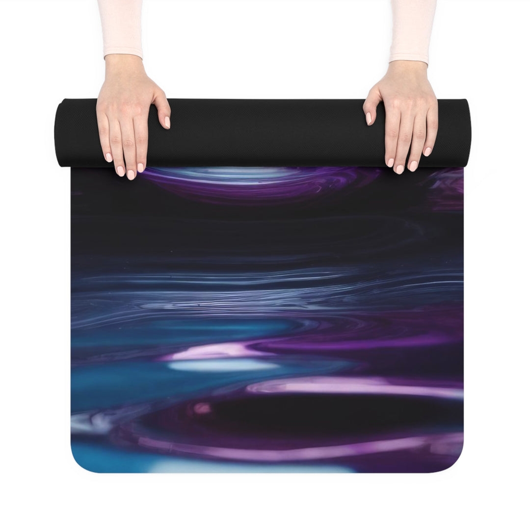 Surreal Violet Orb - Yoga Mat - Home Decor - g(0D·IO) - 24” x 68” - -