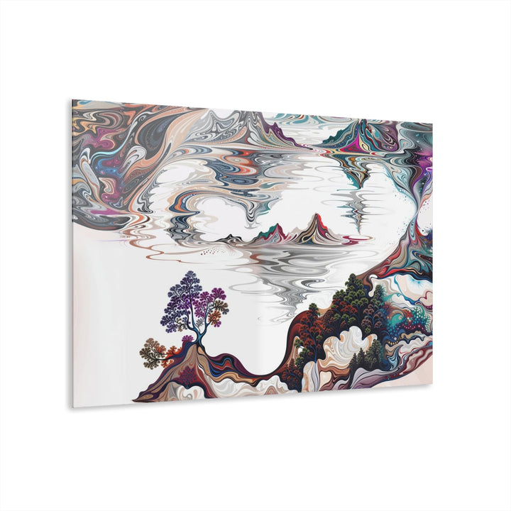 Surreal Vortex Landscape - Acrylic Prints (French Cleat Hanging) - Home Decor - g(0D·IO) - 36" x 24" (Horizontal) - 0.25'' -