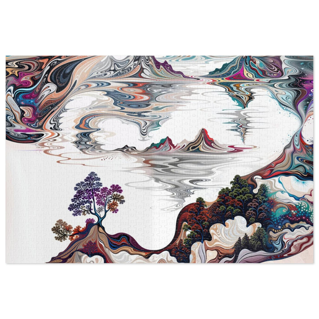 Surreal Vortex Landscape - Jigsaw Puzzle (100, 252, 500, 1000 pieces) - Puzzle - g(0D·IO) - 29.25" × 19.75" (1000 pcs) - -