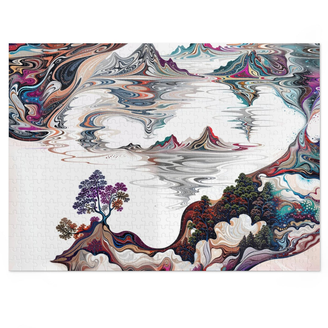 Surreal Vortex Landscape - Jigsaw Puzzle (100, 252, 500, 1000 pieces) - Puzzle - g(0D·IO) - 20.5" × 15" (500 pcs) - -