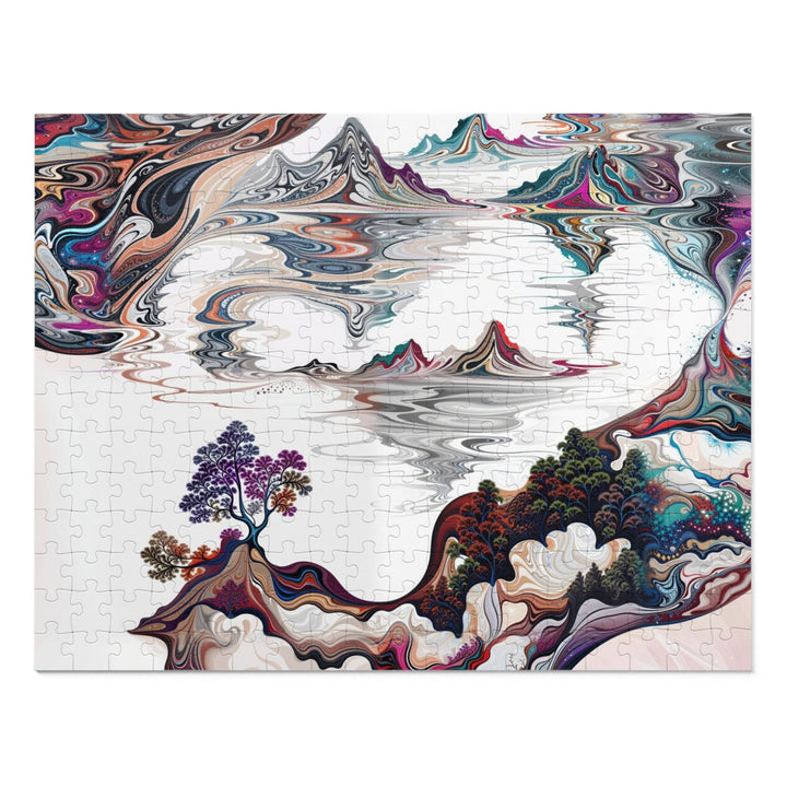 Surreal Vortex Landscape - Jigsaw Puzzle (100, 252, 500, 1000 pieces) - Puzzle - g(0D·IO) - 14" × 11" (252 pcs) - -