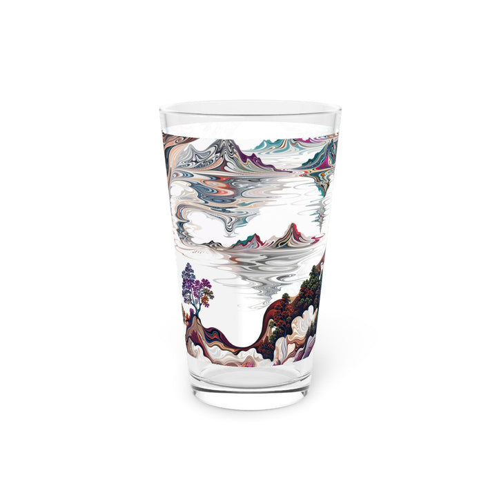 Surreal Vortex Landscape - Pint Glass - Mug - g(0D·IO) - 16oz - -