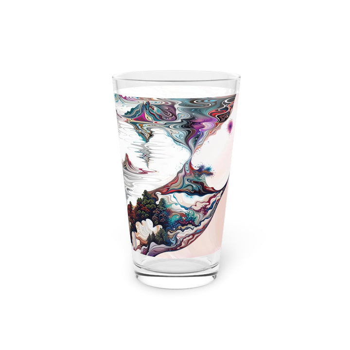 Surreal Vortex Landscape - Pint Glass - Mug - g(0D·IO) - 16oz - -