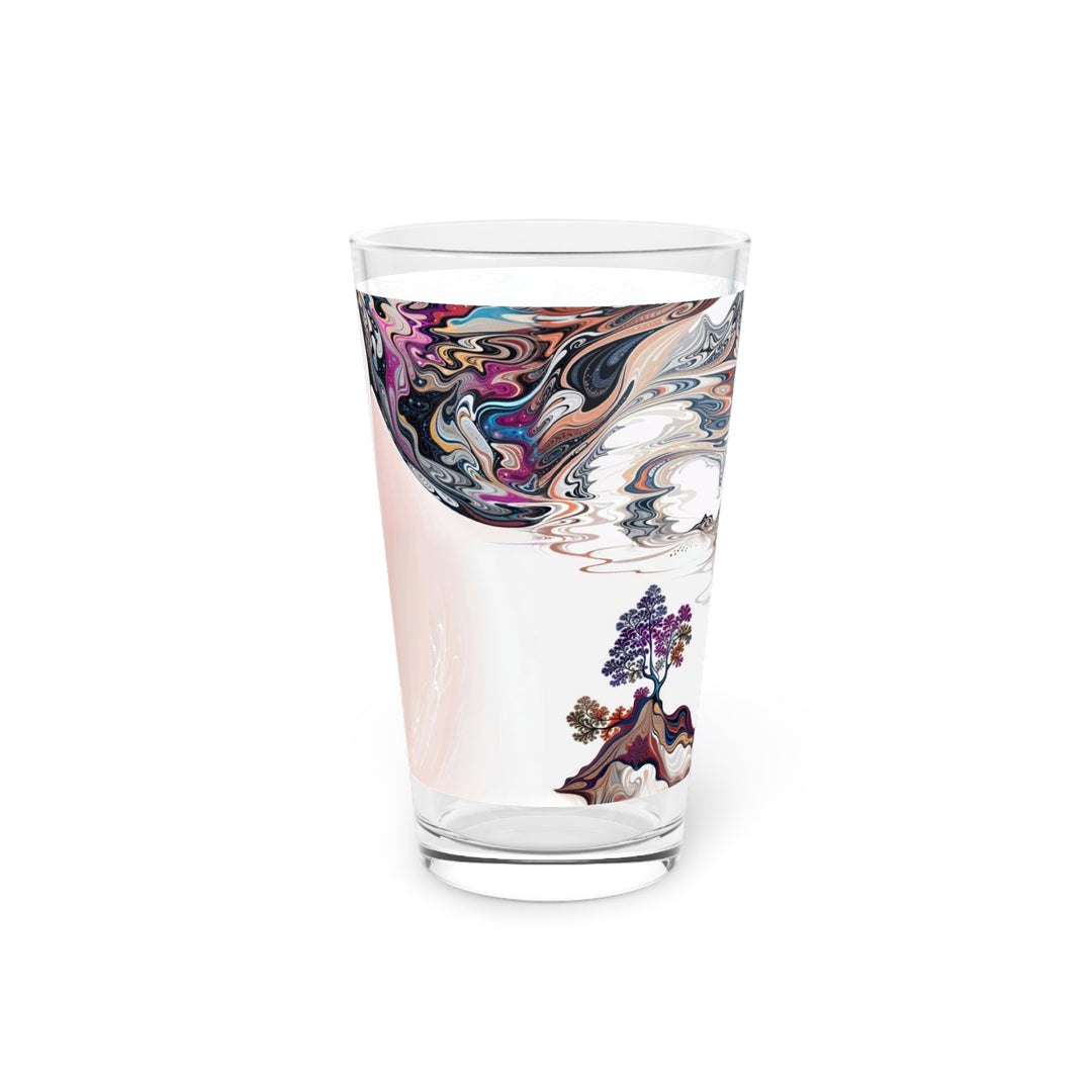 Surreal Vortex Landscape - Pint Glass - Mug - g(0D·IO) - 16oz - -