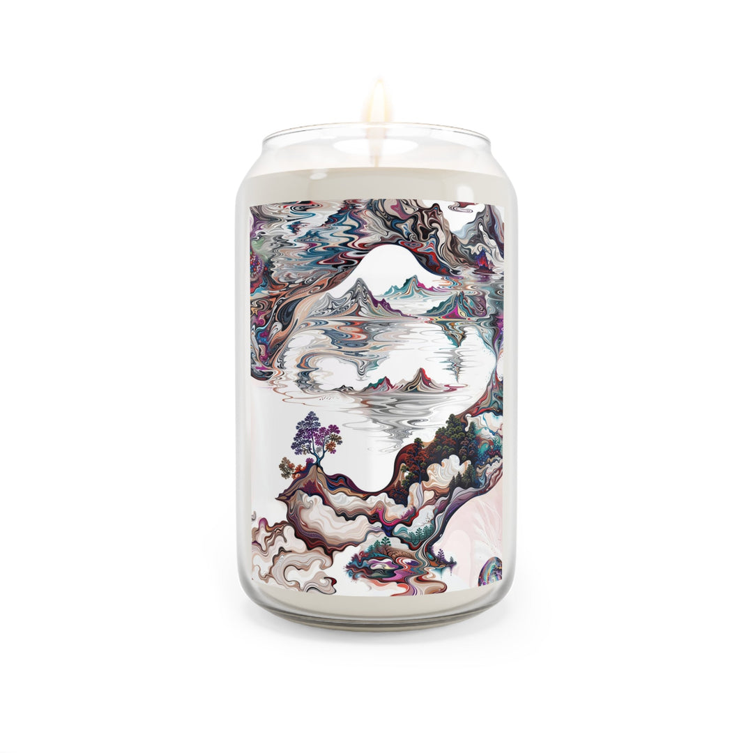 Surreal Vortex Landscape - Scented Candle - Home Decor - g(0D·IO) - Vanilla Bean - 13.75oz -