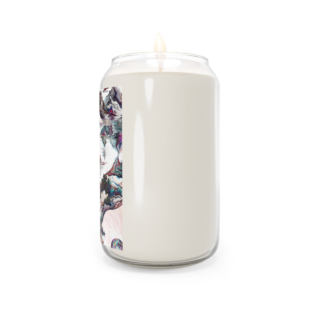 Surreal Vortex Landscape - Scented Candle - Home Decor - g(0D·IO) - Vanilla Bean - 13.75oz -