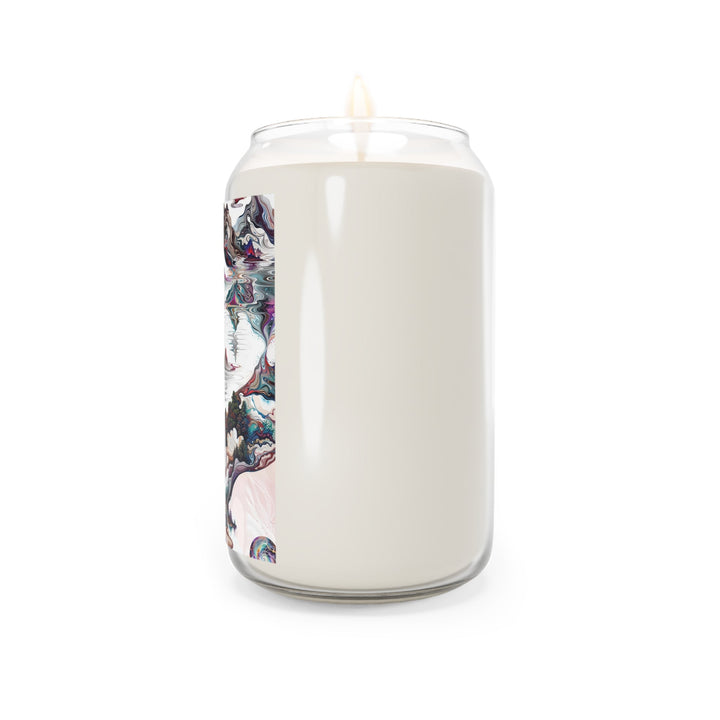 Surreal Vortex Landscape - Scented Candle - Home Decor - g(0D·IO) - Vanilla Bean - 13.75oz -