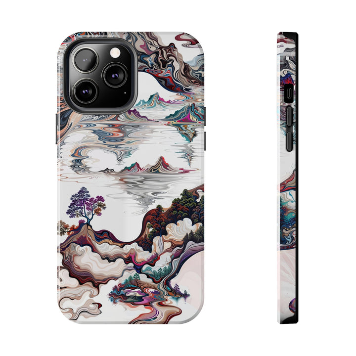 Surreal Vortex Landscape - Tough Phone Case - Phone Case - g(0D·IO) - iPhone 13 Pro Max - -