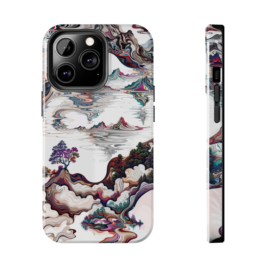 Surreal Vortex Landscape - Tough Phone Case - Phone Case - g(0D·IO) - iPhone 13 Pro - -