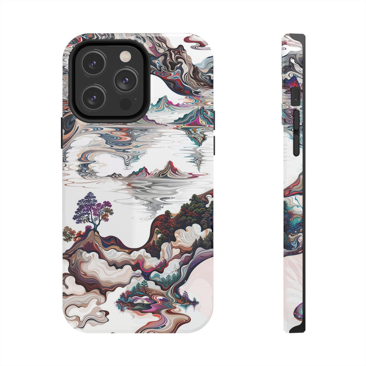 Surreal Vortex Landscape - Tough Phone Case - Phone Case - g(0D·IO) - iPhone 14 Pro Max - -