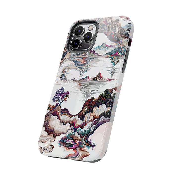 Surreal Vortex Landscape - Tough Phone Case - Phone Case - g(0D·IO) - iPhone 13 Mini - -