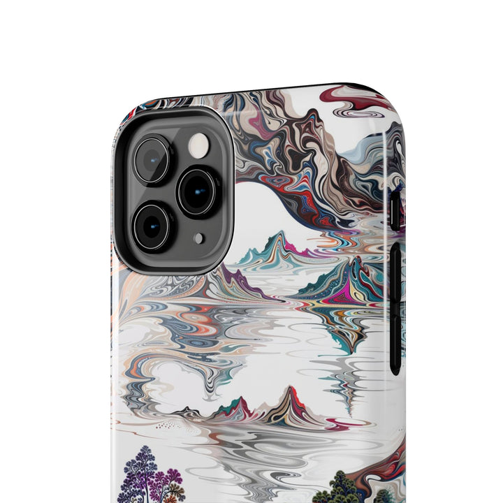 Surreal Vortex Landscape - Tough Phone Case - Phone Case - g(0D·IO) - iPhone 13 Mini - -