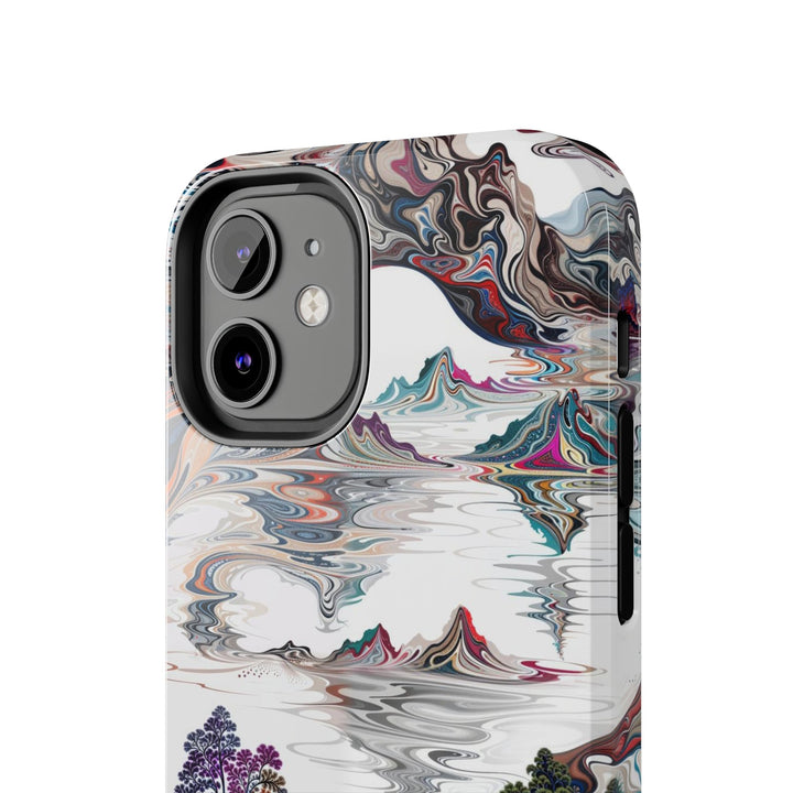 Surreal Vortex Landscape - Tough Phone Case - Phone Case - g(0D·IO) - iPhone 13 Mini - -