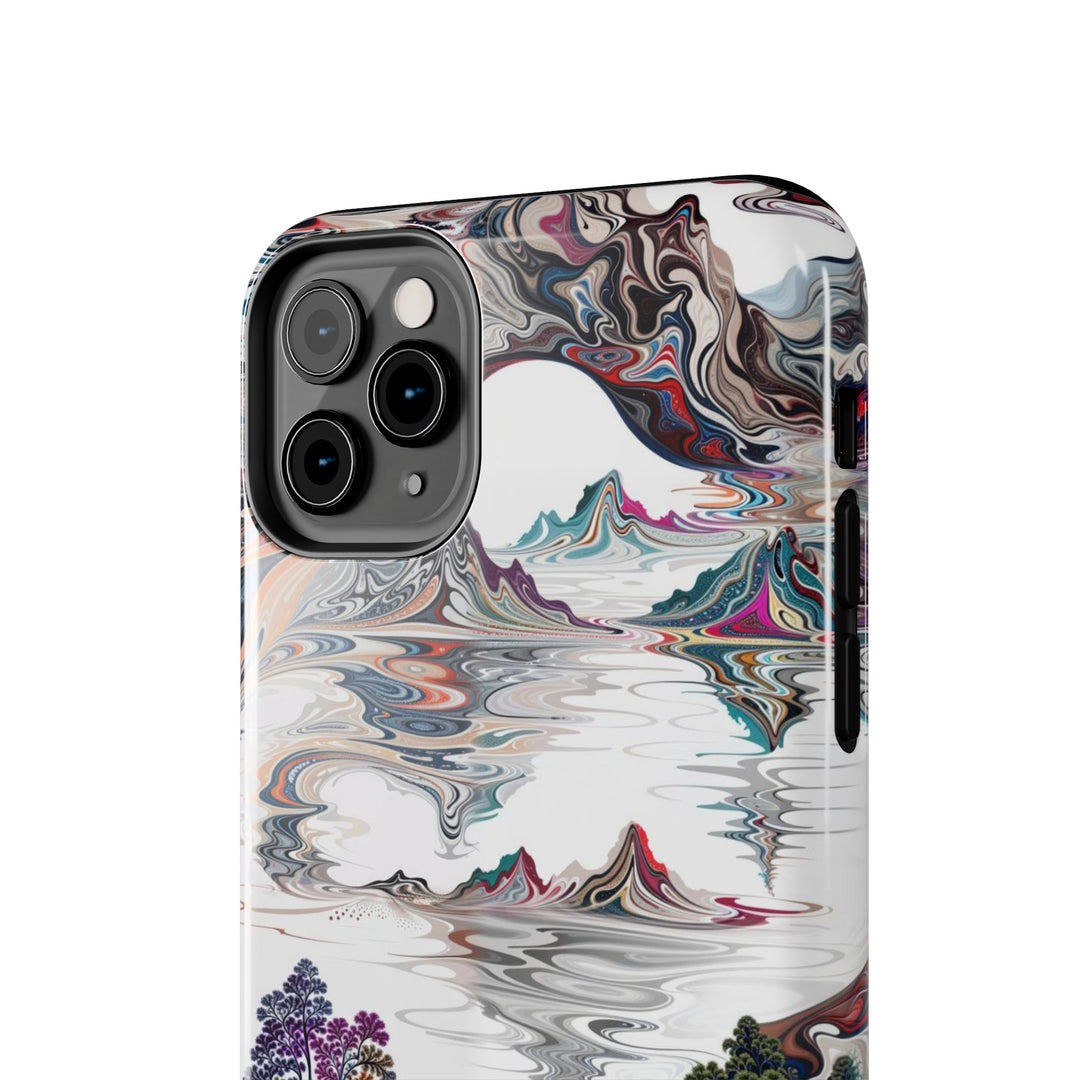 Surreal Vortex Landscape - Tough Phone Case - Phone Case - g(0D·IO) - iPhone 13 Mini - -