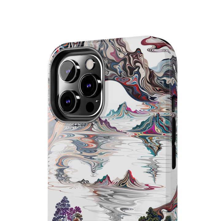 Surreal Vortex Landscape - Tough Phone Case - Phone Case - g(0D·IO) - iPhone 13 Mini - -