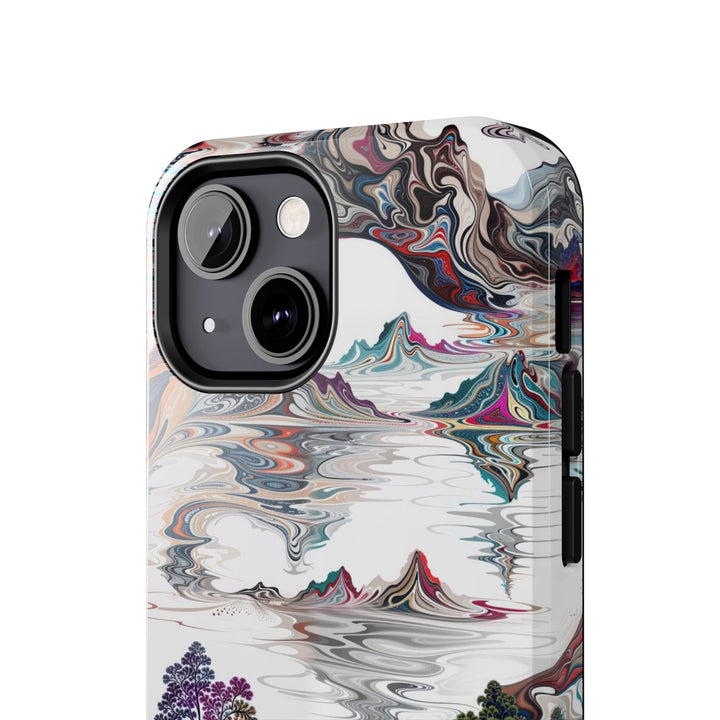 Surreal Vortex Landscape - Tough Phone Case - Phone Case - g(0D·IO) - iPhone 13 Mini - -